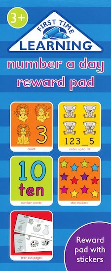 Number A Day Reward Pad 3+ - Readers Warehouse