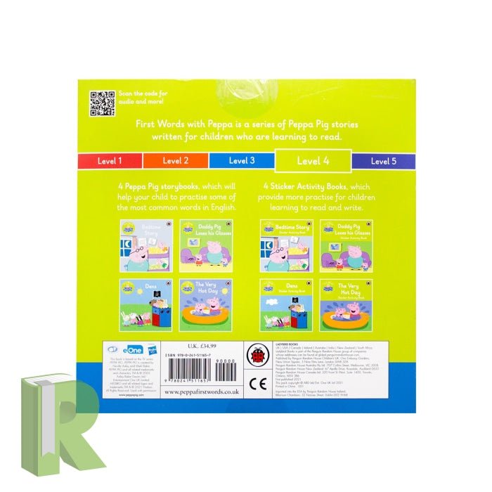 Peppa Pig First Words Level 4 Collection - Readers Warehouse