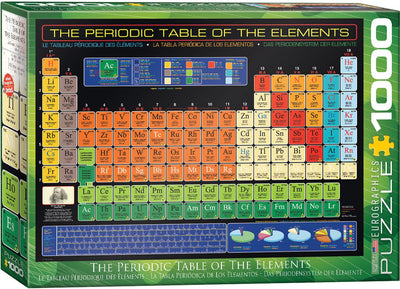 Periodic Table Of The Elements - 1000 Piece Puzzle - Readers Warehouse