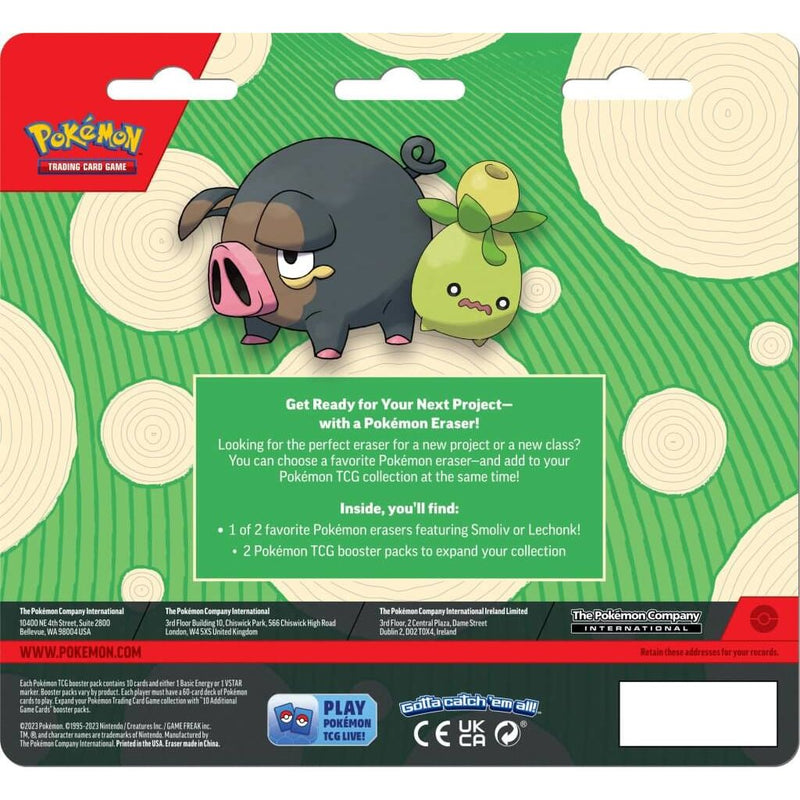 Pokemon Eraser Blister Lechonk - Readers Warehouse