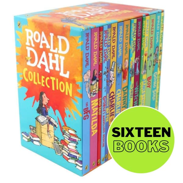 Roald Dahl Story Collection 16 Book Readers Warehouse