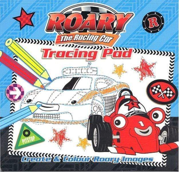 Roary The Racing Car -Tracing Pad- Blue - Readers Warehouse