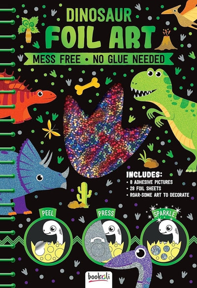 Sparkly Art Dinosaur Foil Art - Readers Warehouse