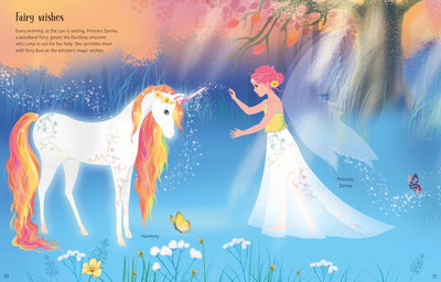 Sticker Dolly Dressing Rainbow Unicorns - Readers Warehouse