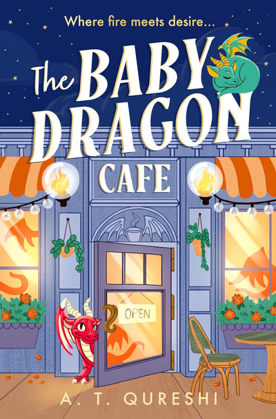 The Baby Dragon Cafe bestselling story book cover