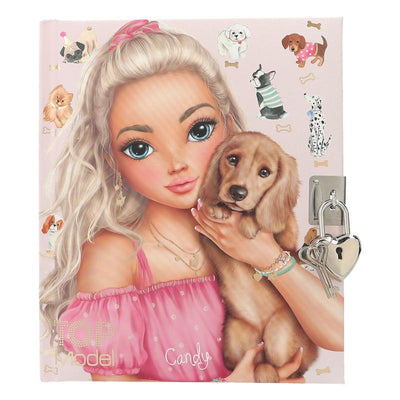 TOPModel Doggy Diary With Lock (Candy) - Readers Warehouse