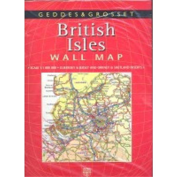 Wall Map- British Isles - Readers Warehouse