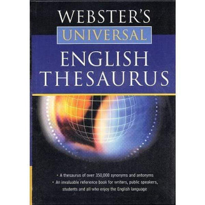 Webster Universal English Thesaurus - Readers Warehouse