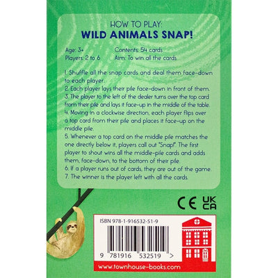 Wild Animals Snap Card Pack - Readers Warehouse