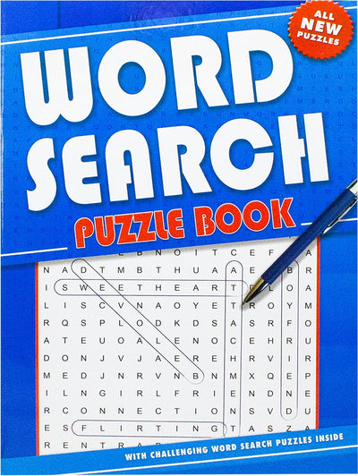 Word Search Blue Puzzle Book - Readers Warehouse