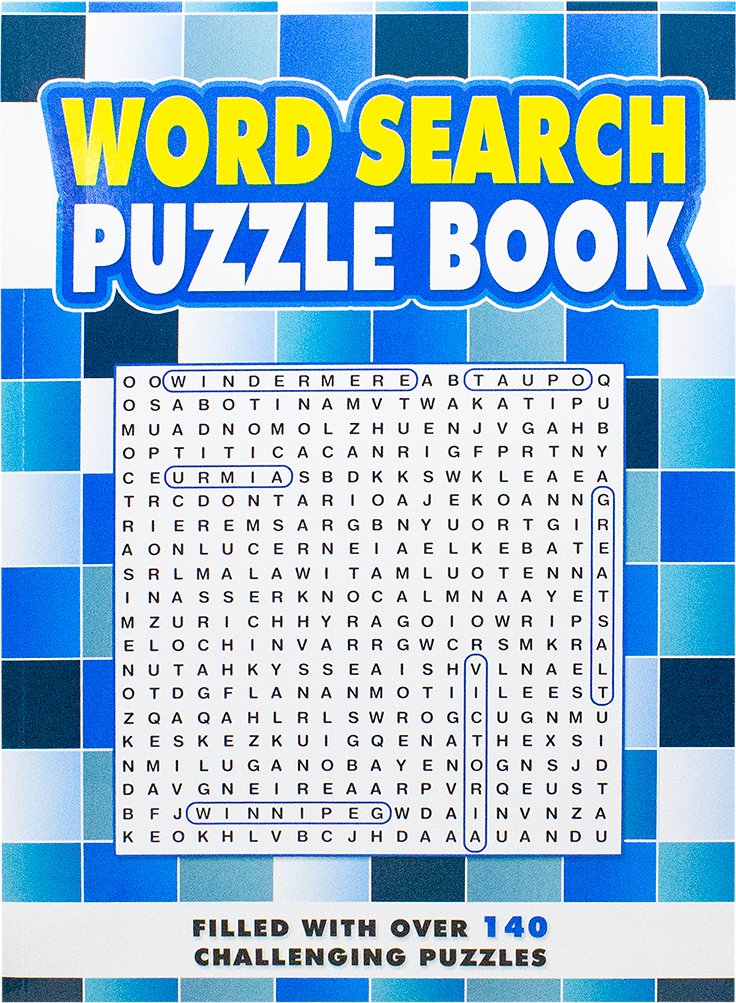 Word Search Blue Puzzle Book - Readers Warehouse