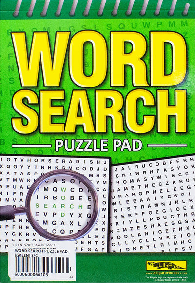 Word Search Green Puzzle Pad - Readers Warehouse