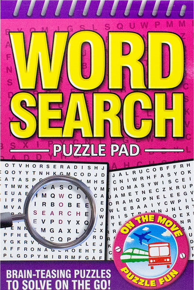 Word Search Pink Puzzle Pad - Readers Warehouse