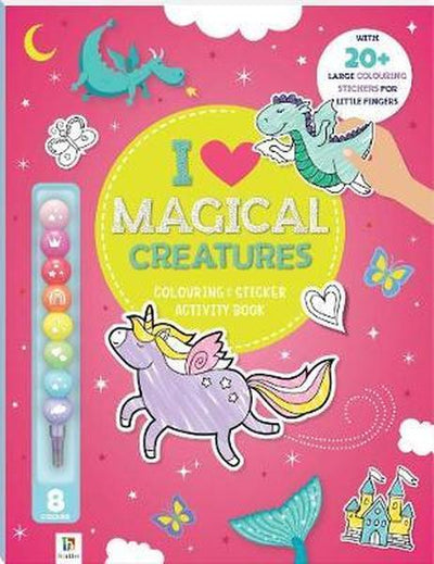 I LOVE MAGICAL CREATURES: COLOURING & AC | Readers Warehouse