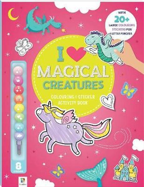 I LOVE MAGICAL CREATURES: COLOURING & AC | Readers Warehouse