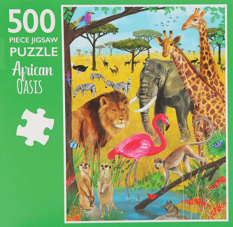 African Oasis - 500 Jigsaw Puzzle - Readers Warehouse