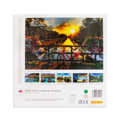 Amsterdam Holland 1000 Piece Jigsaw Puzzle Box - Readers Warehouse