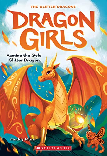 Azmina The Gold Glitter Dragon - Readers Warehouse