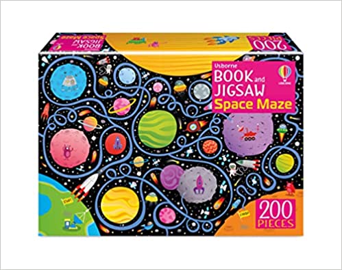 Book And Jigsaw - Space Maze - Readers Warehouse