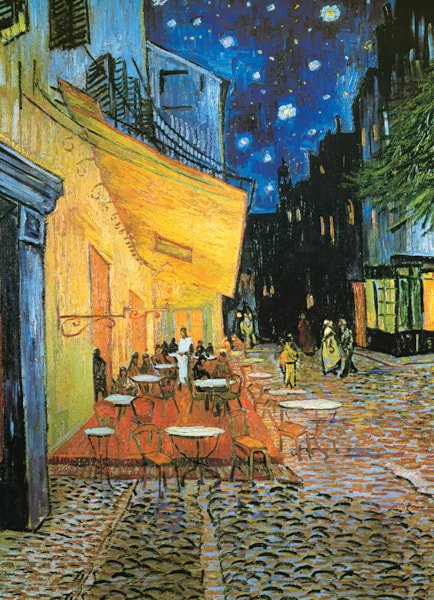 Café Terrace at Night 1000 Piece Puzzle Box Set - Readers Warehouse