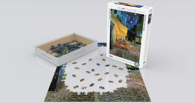 Café Terrace at Night 1000 Piece Puzzle Box Set - Readers Warehouse