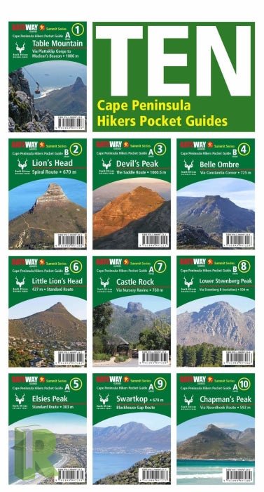 Cape Town Hikes: 10 Maps Set - Readers Warehouse