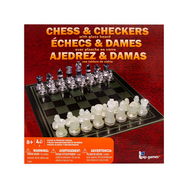 Glass Chess and Checkers - Readers Warehouse