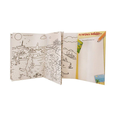 Have Fun - Beach Colouring Card - Readers Warehouse