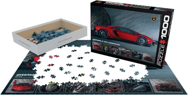 Lamborghini Aventador LP750-4 Superveloce 1000 Piece Puzzle Box Set - Readers Warehouse